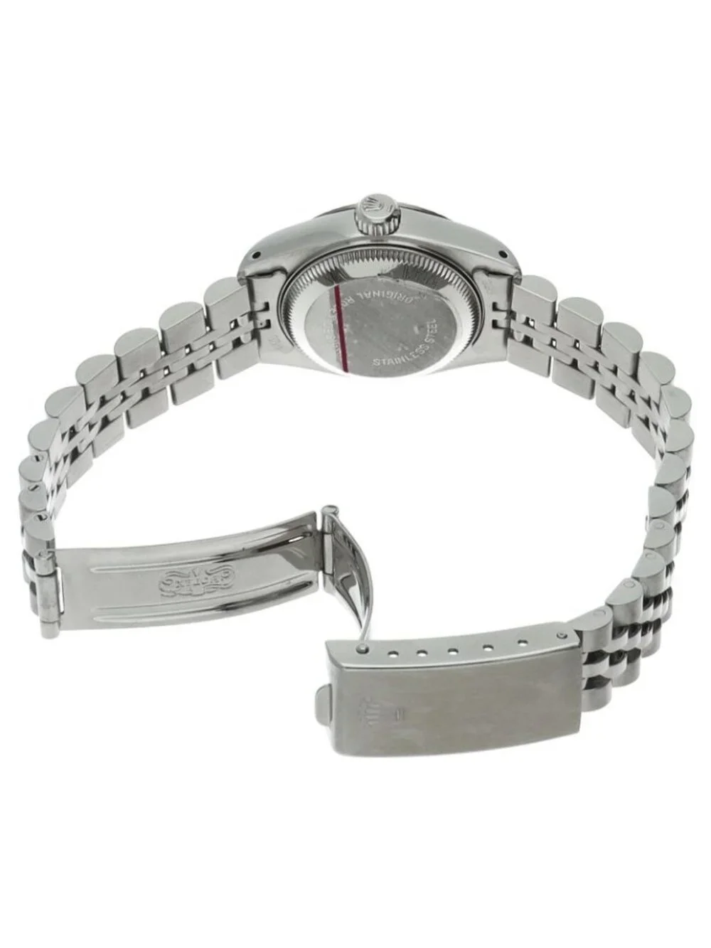 Rolex Datejust Watch 18K White Gold SS Silver